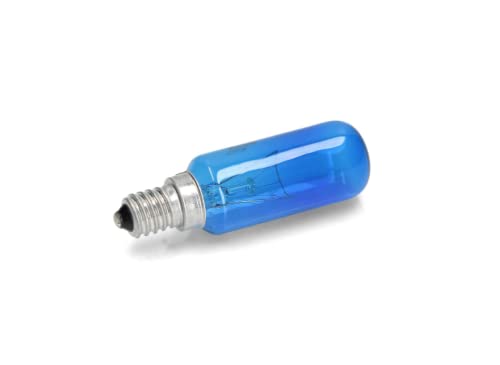 DL-pro Lampadina universale E14 40 W T25L Ø 25 mm 230-240 V luce blu per frigorifero combinazione side-by-side compatibile con Bosch Siemens Neff Balay Samsung LG