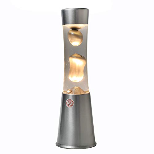 I-TOTAL - Lava Lamp Magma/Lava Lamp Metallic Colors | Silver Base (Silver)