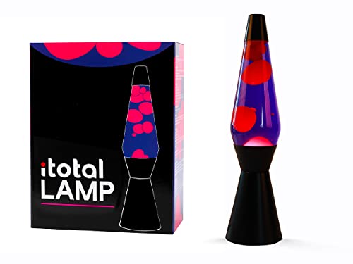 I-TOTAL® - Lava Lamp Magma/Lava Lamp Glitter | Colored (Viola/Rosa 2)