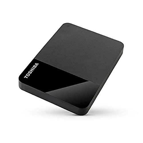 Toshiba Canvio Ready da 1 TB - Disco rigido esterno portatile da 2,5 pollici con USB 3.2 Gen 1 ad alta velocità, compatibile con Microsoft Windows 8.1, 10, 11 e macOS, nero (HDTB410EK3AA)