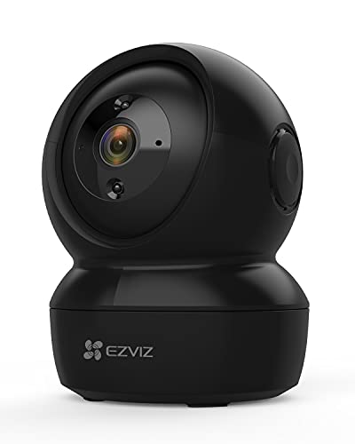 EZVIZ C6N Telecamera Wi-Fi Interno 1080p Videocamera Sorveglianza Interno Pan/Tilt/Zoom Compatibile con Alexa, Rotazione a 360°, Visione Notturna, Tracciamento del Movimento e Audio Bi-direzionale
