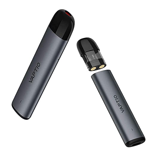 Vaptio AIRGO STICK Kit di Partenza Vape Cartridge 11W Vaporizzatore elettronico per sigaretta senza e liquido senza nicotina (Nero)