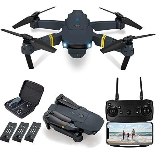 Drone con Telecamera 4K Professionale 1080P Principianti RC Quadcopter Droni, Mini Drone per Bambini, FPV Live Video, Altitude Hold, One Key Take Off/Landing, 3D Flip. Regalo per ragazze e ragazzi