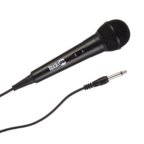Rockjam Karaoke Microfono cablato unidirezionale microfono dinamico unidirezionale con cavo di tre metri - nero