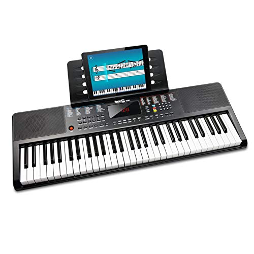 Pianoforte con tastiera LED compatta a 61 tasti