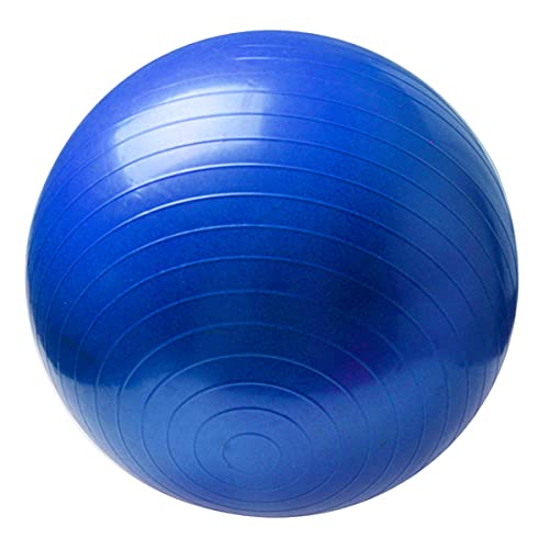 unycos - Palla Fitness, Palla da Ginnastica Anti-sfondamento per Yoga | Pompa Rapida per Pilates, Anti-Scoppio, Palla da Gravidanza, Rafforzamento Addominale - Non tossico (55 cm, Blu)