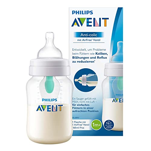 Philips Avent Biberon Anti-colic con valvola AirFree 260 ml SCF813/14