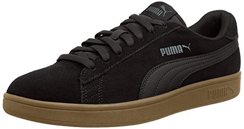 PUMA Unisex Adults' Fashion Shoes SMASH V2 Trainers & Sneakers, PUMA BLACK-PUMA BLACK, 42