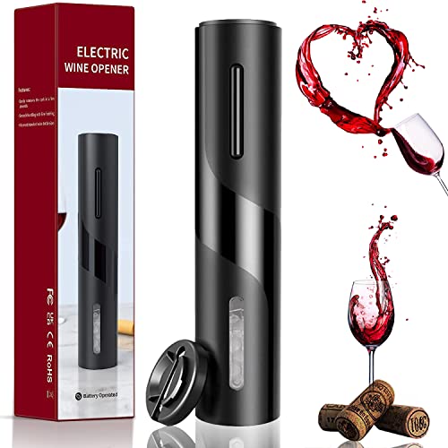 ZOYIDOUX cavatappi elettrico professionale automatico, ABS + PC + Punte a spirale in lega, One Touch, Apribottiglie per feste, appuntamenti e amanti del vino