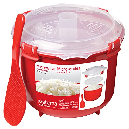 Sistema Rice Cooker, Plastic, Rosso, 2,6L