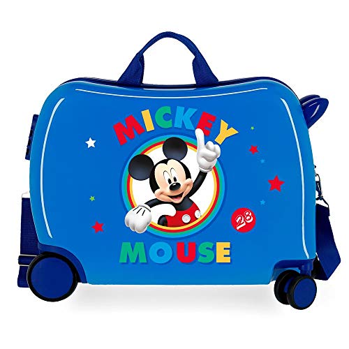 Disney (DIYL9) Circle Mickey Infantil, Blu (Azul)